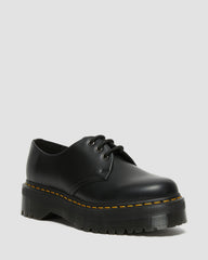 1461 Quad Polished Smooth Leather Oxford Platform Shoes