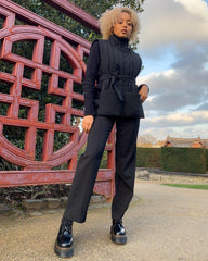 1461 Quad Polished Smooth Leather Oxford Platform Shoes