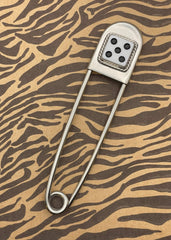 Dice Jumbo Safety Pin Keychain