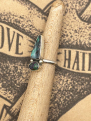 Sterling Silver Boulder Opal Ring