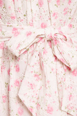 Rose Ditsy Cotton Broderie Midaxi Dress
