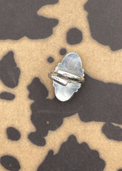 Sterling Silver Oblong Turquoise Ring