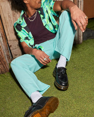 Adrian Yellow Stitch Smooth Leather Loafers