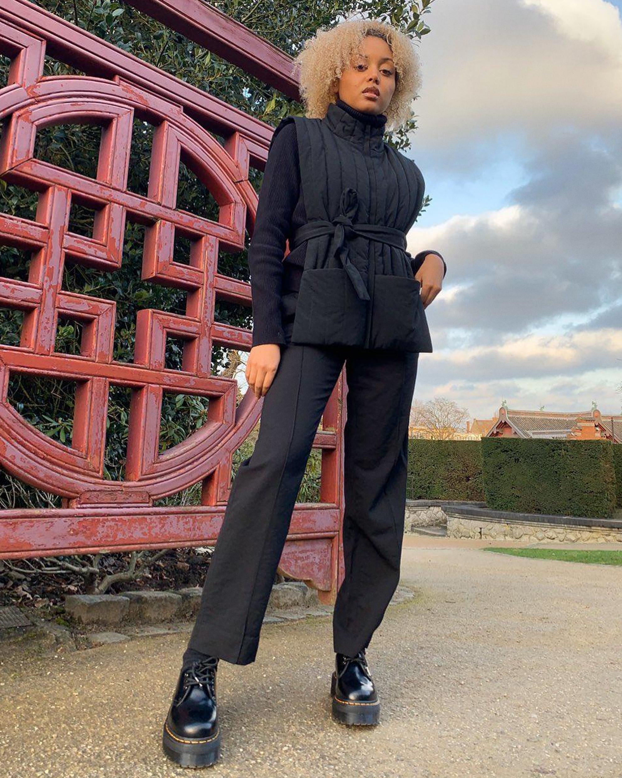 1461 Quad Polished Smooth Leather Oxford Platform Shoes