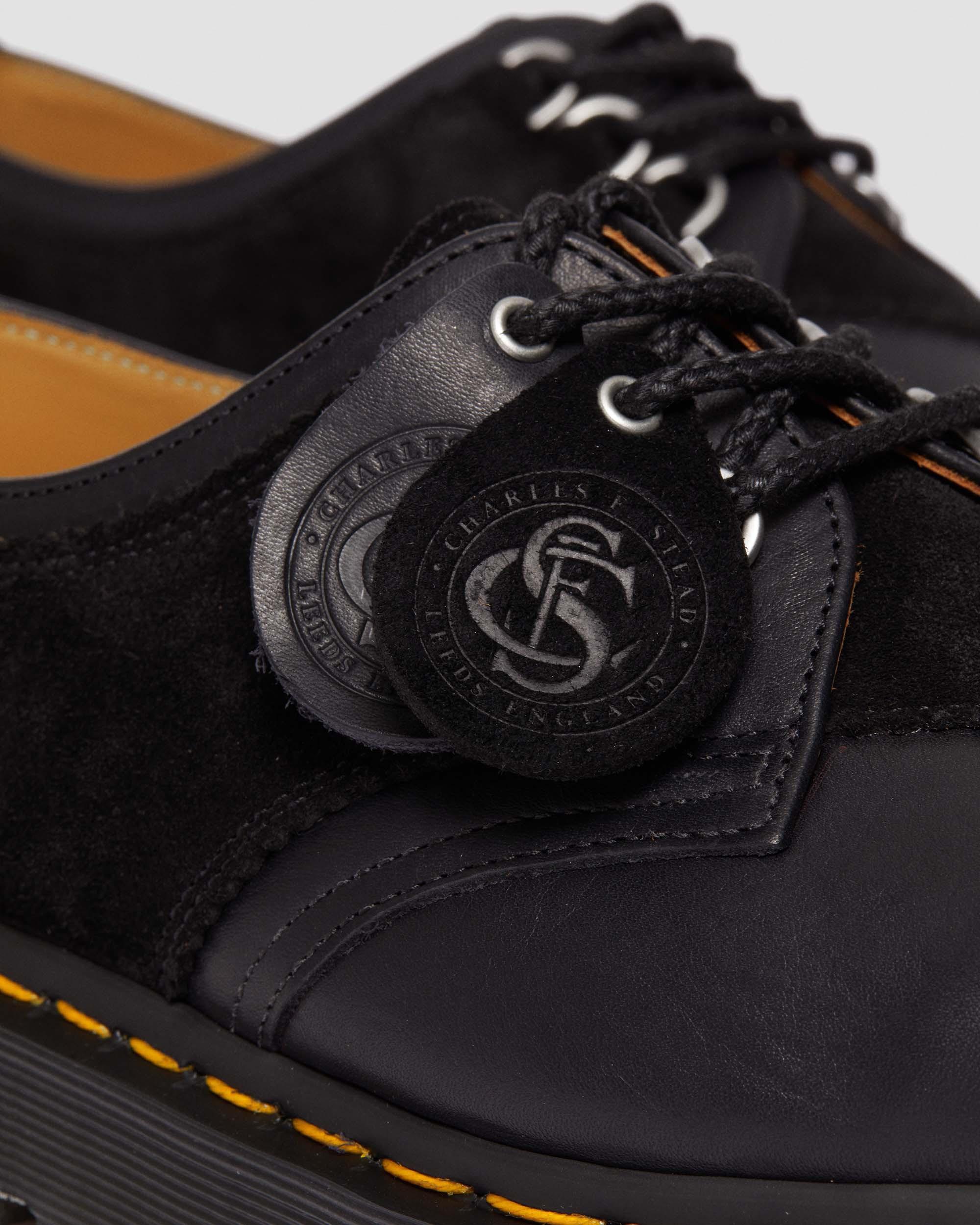 1461 Aplq Suede Leather Oxford Shoes