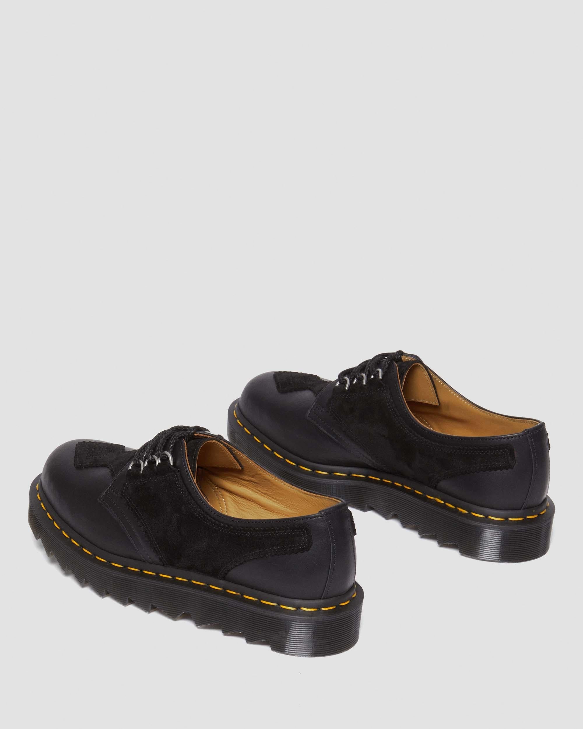 1461 Aplq Suede Leather Oxford Shoes