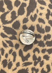 Billiard 8-Ball Sterling Silver Ring