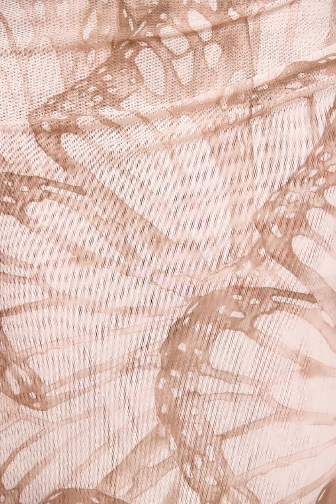 Flutter Draped One-Shoulder Ankle Gown