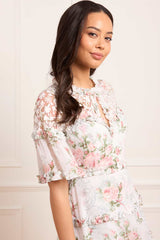 Madame Rose Carla Chiffon Ankle Gown