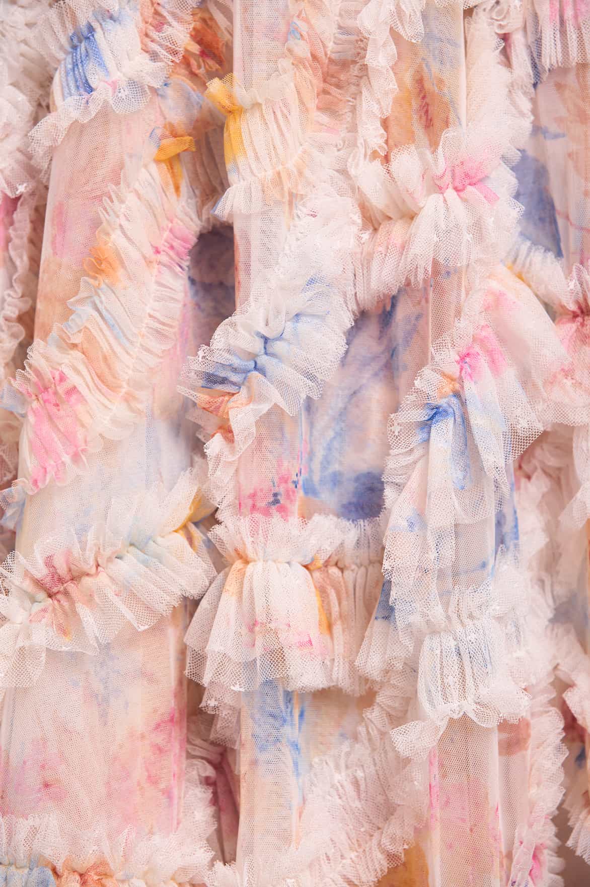 Mariannes Floral Aaliyah One-Shoulder Ballerina Dress