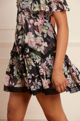 Paradise Garden Sonata Georgette Micro Mini Dress