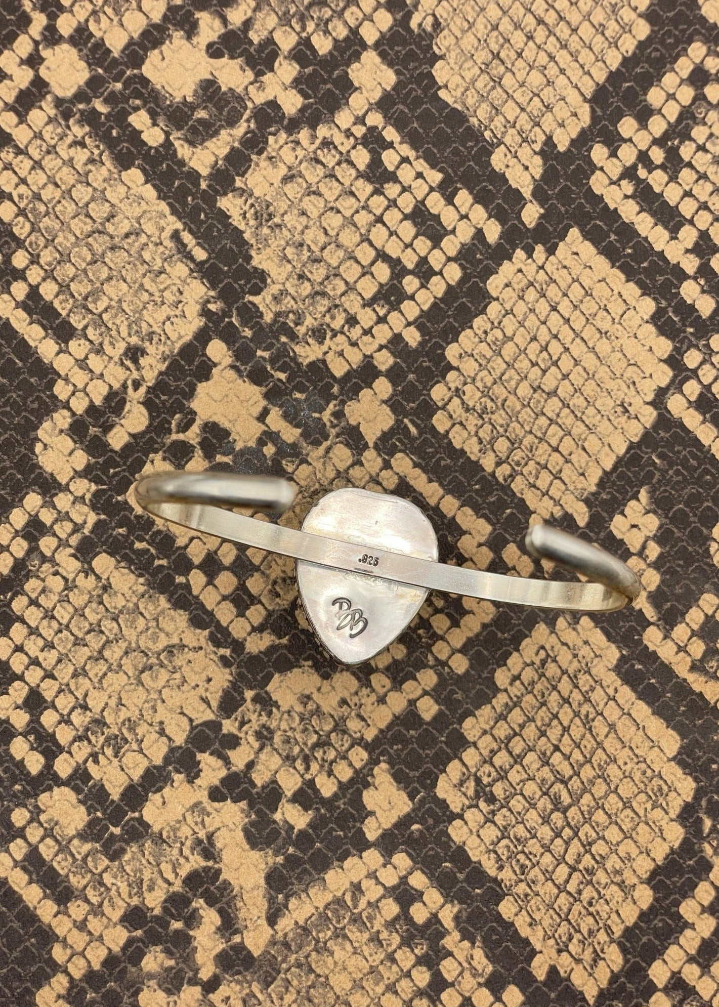 Scorpion Heart Cuff Bracelet