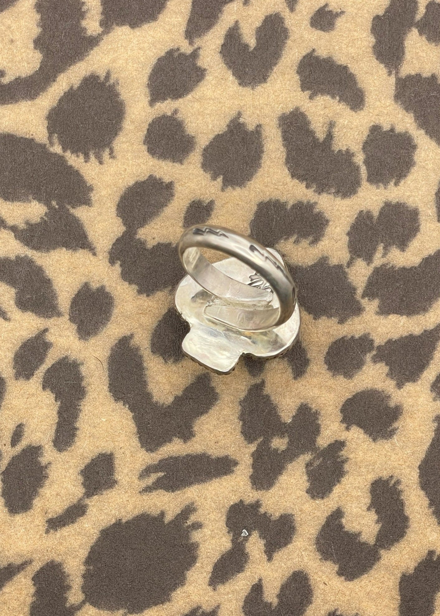 Ace of Spades Black Onyx Ring