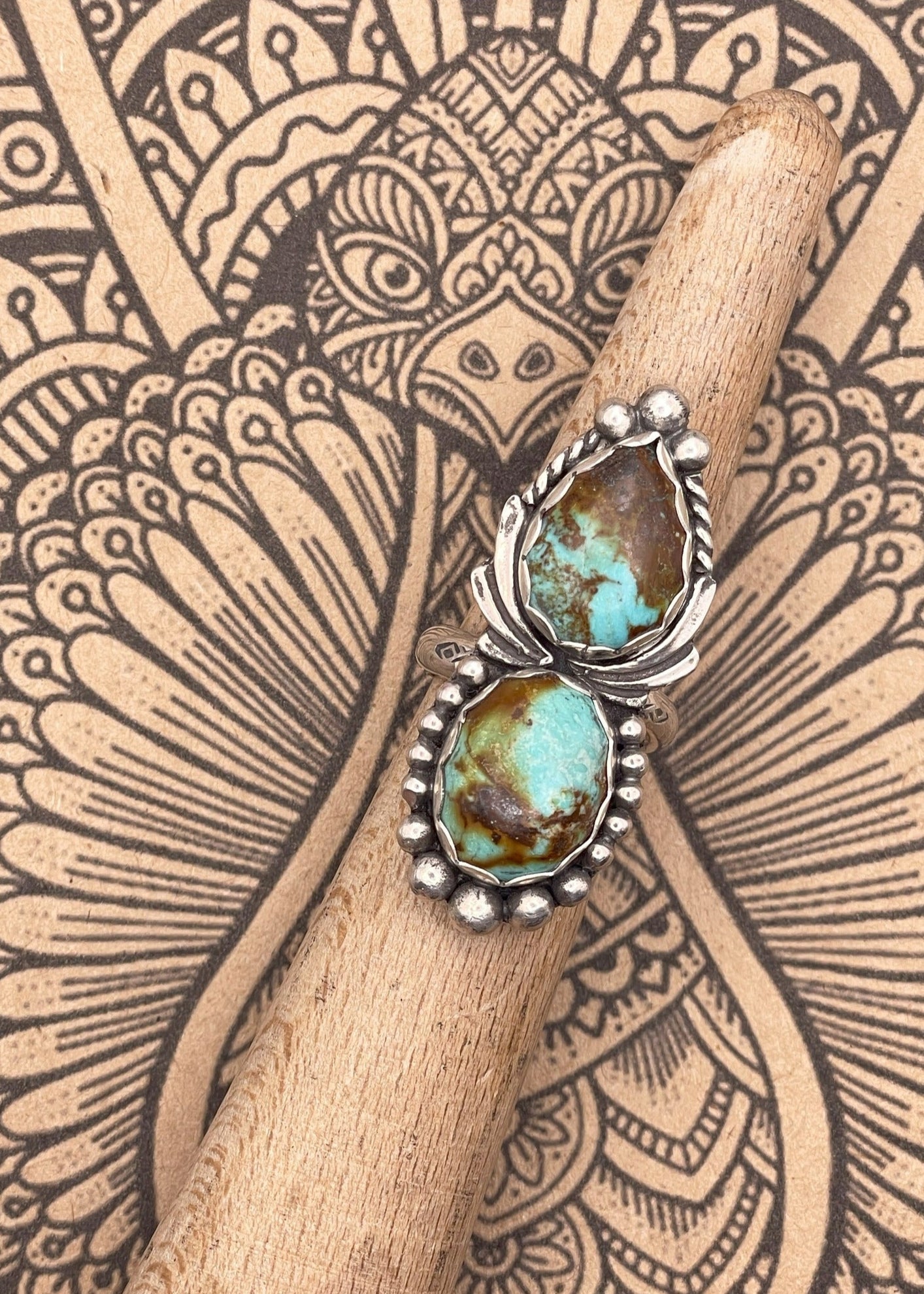 Sterling Silver Turquoise Statement Ring