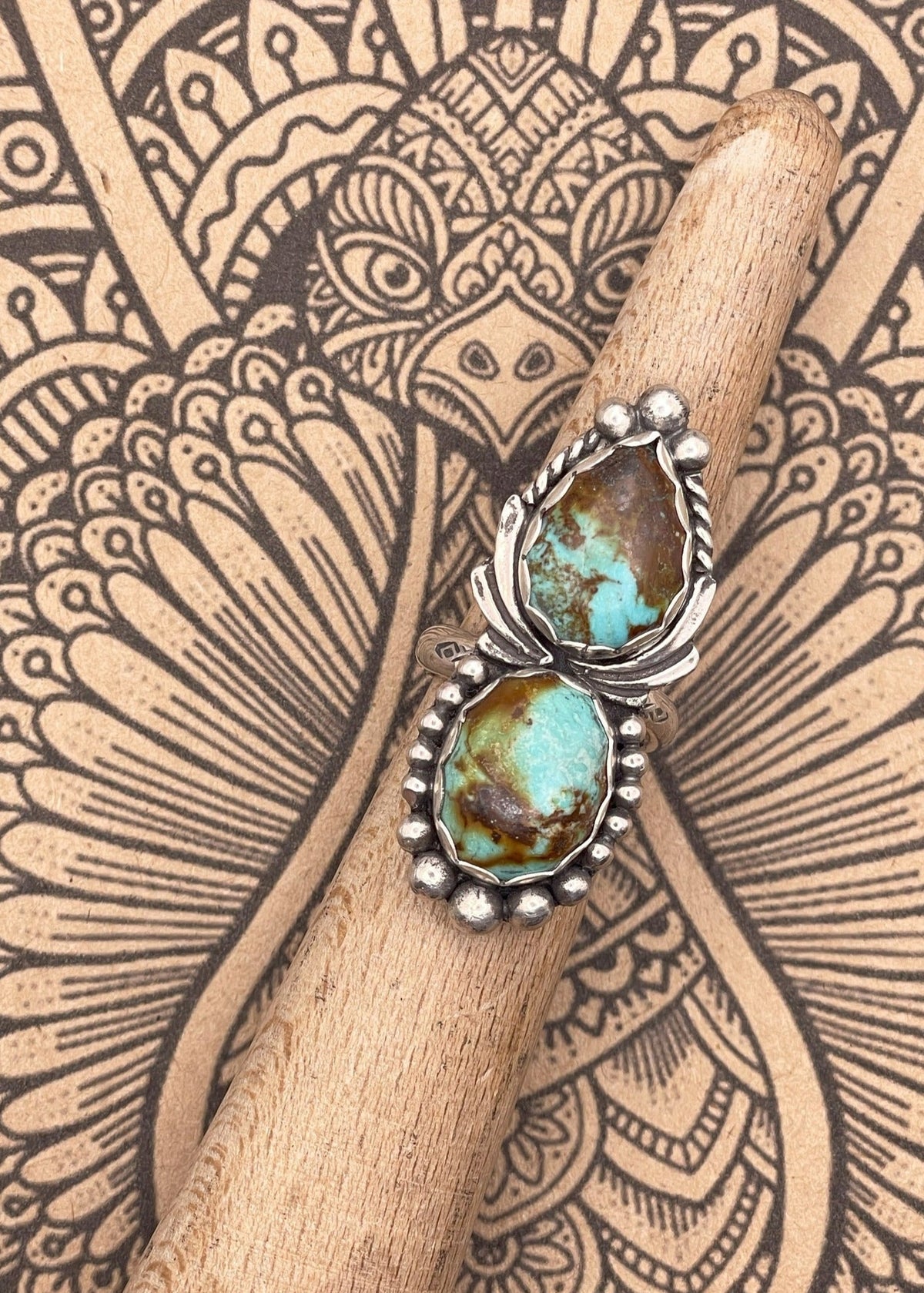 Sterling Silver Turquoise Statement Ring