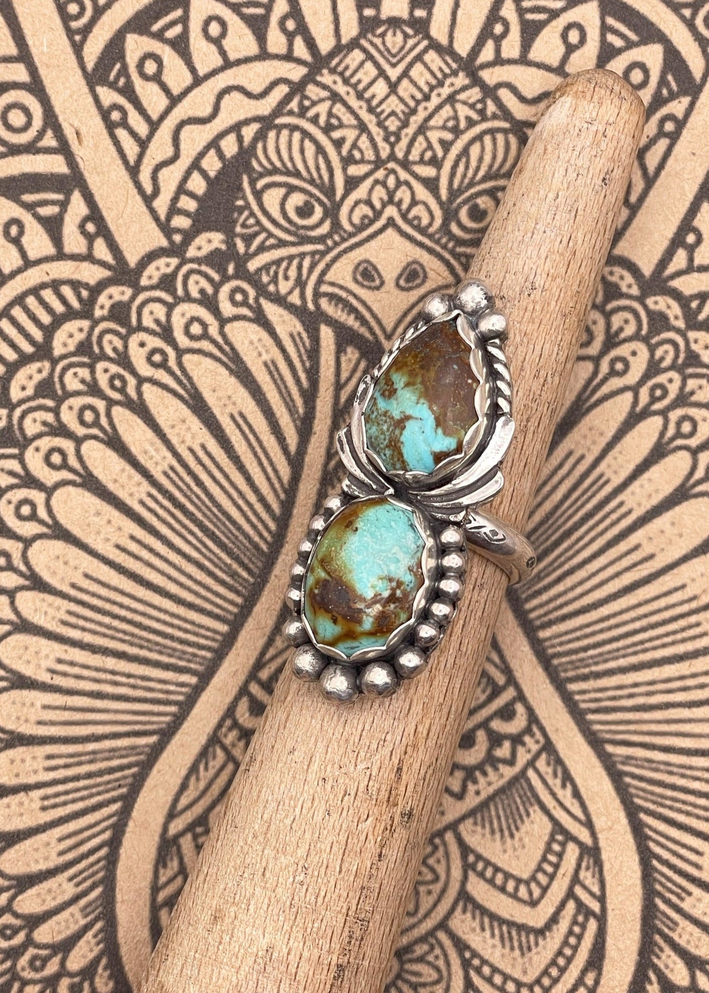 Sterling Silver Turquoise Statement Ring